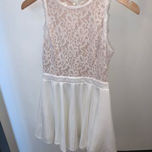 Worn Once Francesca’s White Lace Dress
